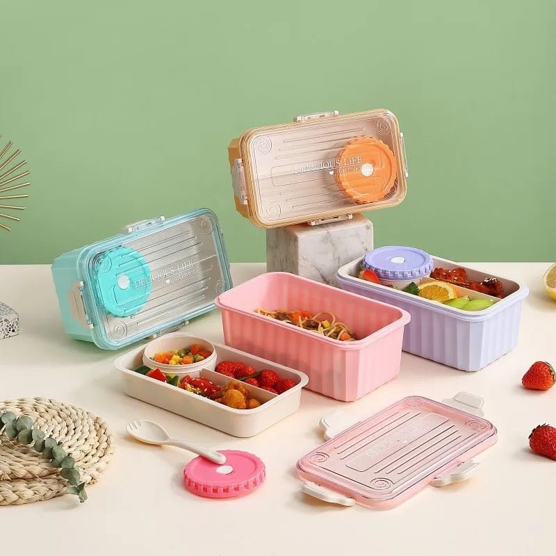 2 Layer Pastel Bento Lunchbox - 2L - StylePhase SA