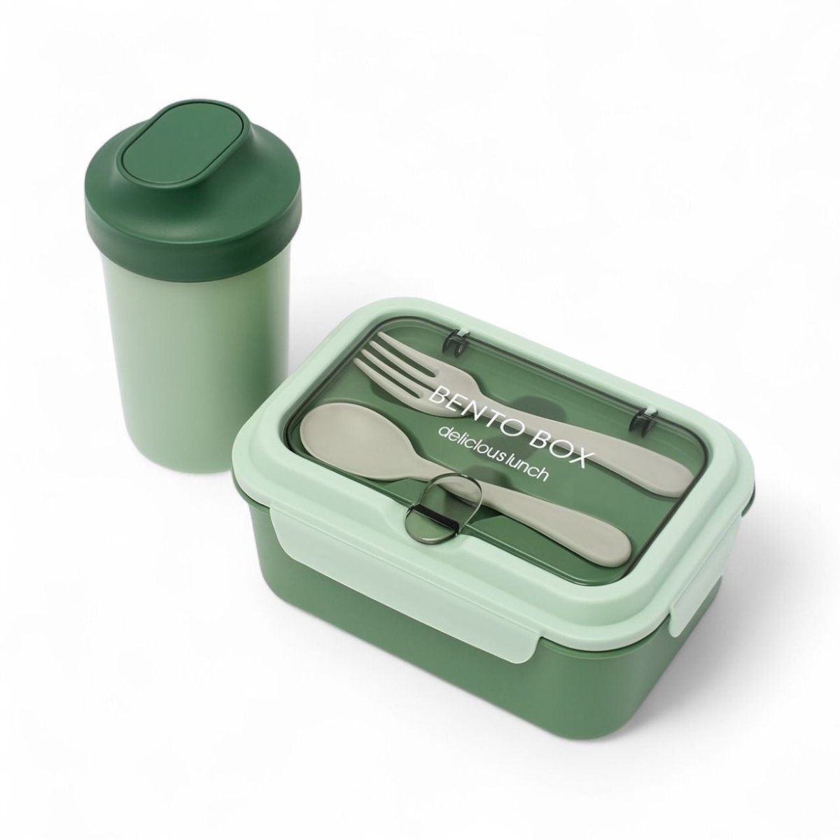 2 PC Bento Lunchbox & Cup Set - Home Phase