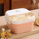 2 Tier Modern Bento Lunchbox - 1100ml - Style Phase Home