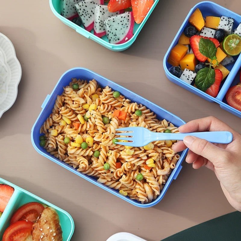 2 Tier Multi - Compartment Bento Lunchbox - 1.5 L - Style Phase Home