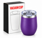 Purple 12oz vacuum insulated cup features