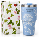 Blue floral Wedgwood tumbler product features