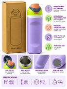 Lavender bottle features and specifications