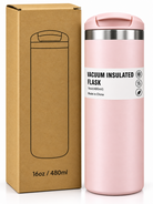 Light pink flask features and specifications