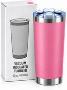 Light pink tumbler features and specifications