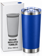 Royal blue insulated tumbler features and specifications