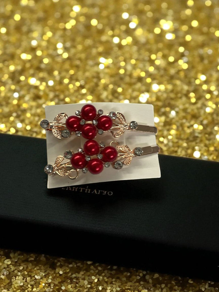 2Pcs Pearl Hair Slide - StylePhase SA