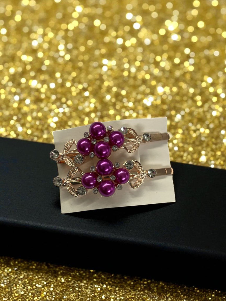 2Pcs Pearl Hair Slide - StylePhase SA