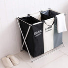 3 Compartment Colour Divided Laundry Basket - Style Phase Home