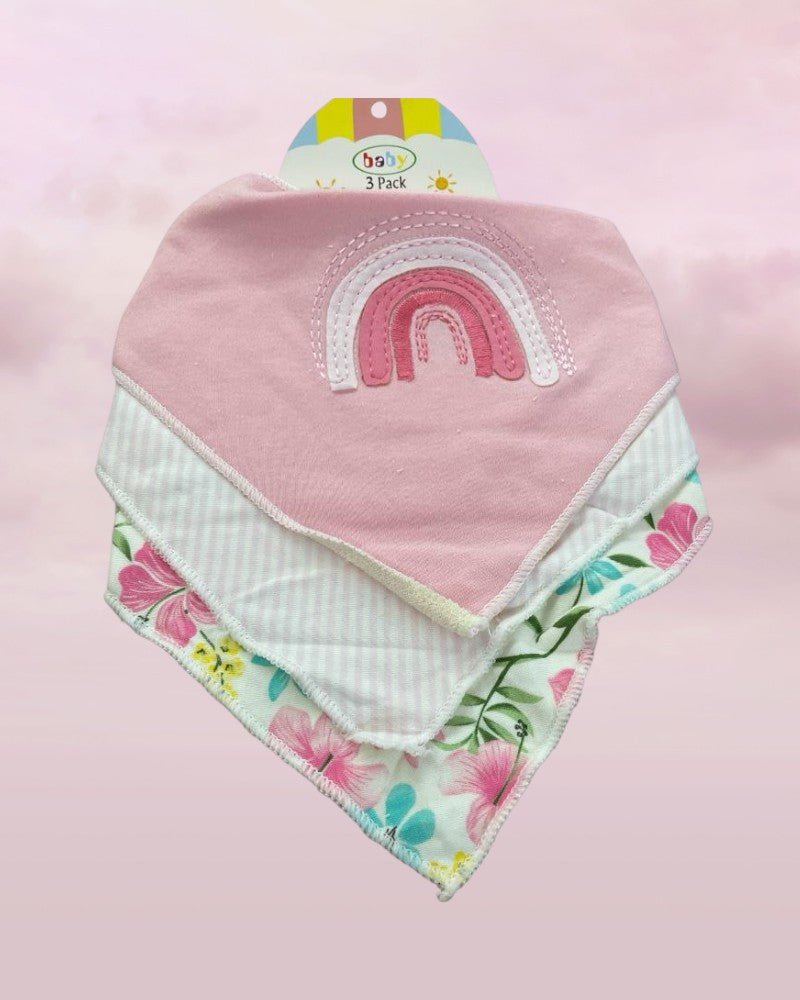 3 Pack Girls Bandana Bibs - StylePhase SA