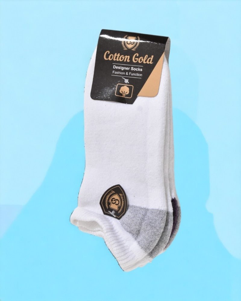 3 Pairs Cotton Socks - StylePhase SA