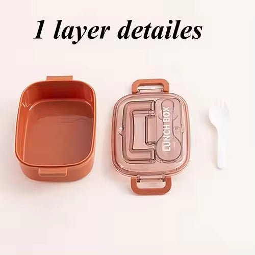3 Tier Stackable Rectangle Bento Lunchbox - Style Phase Home