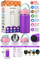 400ml bottle features and dimensions