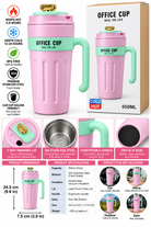 Pink and mint Office Cup features and specifications