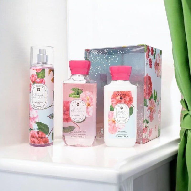 3PC Bath & Body Gift Set For Her - Bella - StylePhase SA