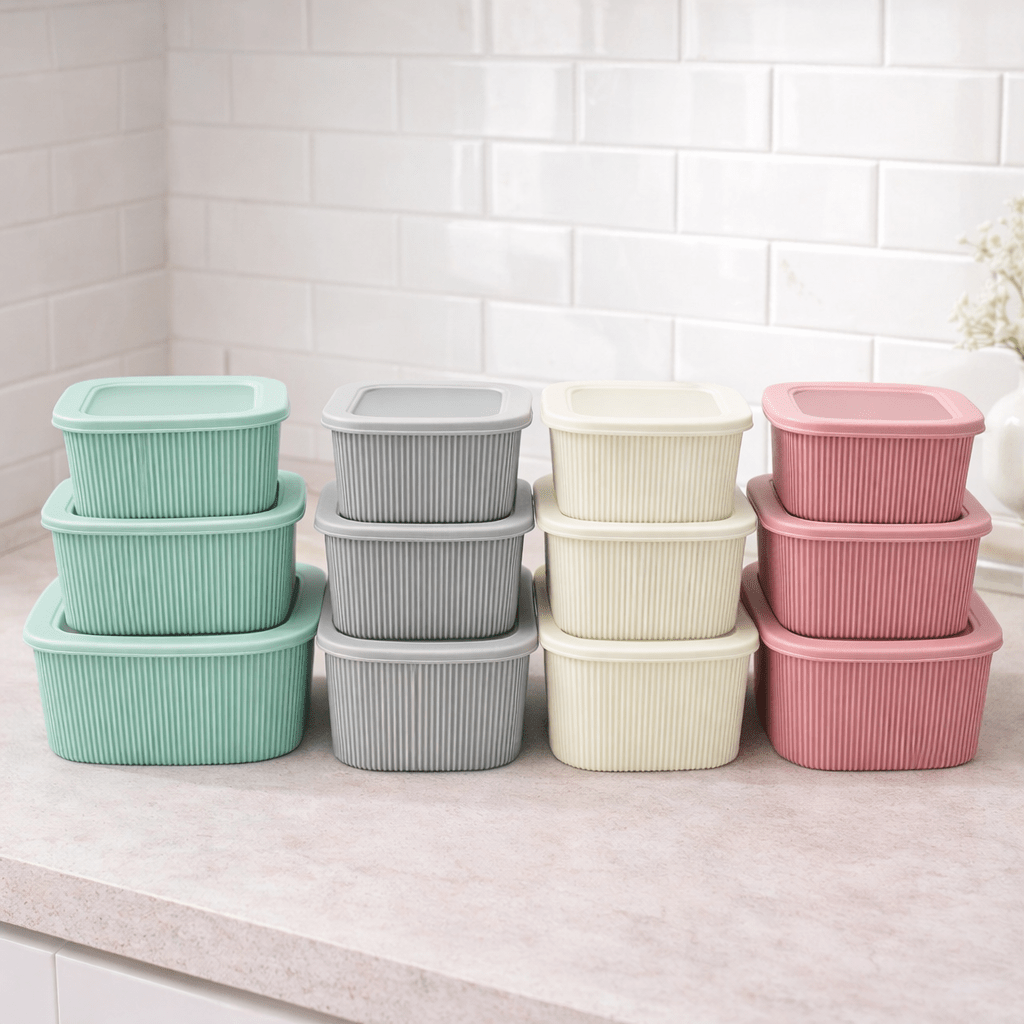 3PC Food Storage Container Set - Rectangle - Home Phase