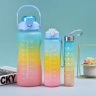 3PC Motivational Water Bottle Set - Style Phase Home