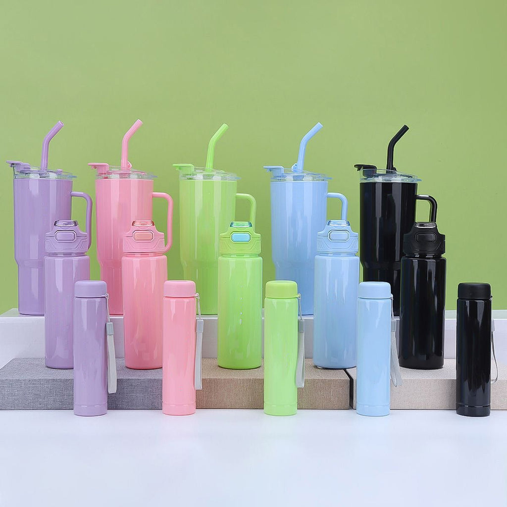 3PC Trendy Design Water Bottle Set - StylePhase SA