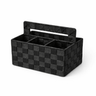 4 Compartment Woven Organizer With Handle - Home Phase