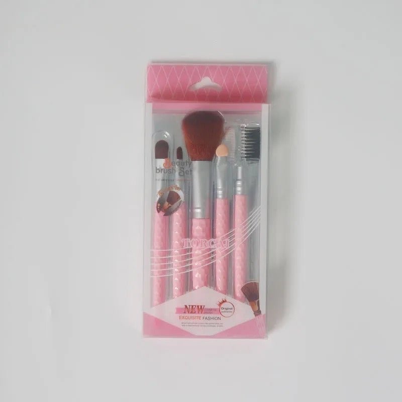 5 Piece Makeup Brush Set - StylePhase SA