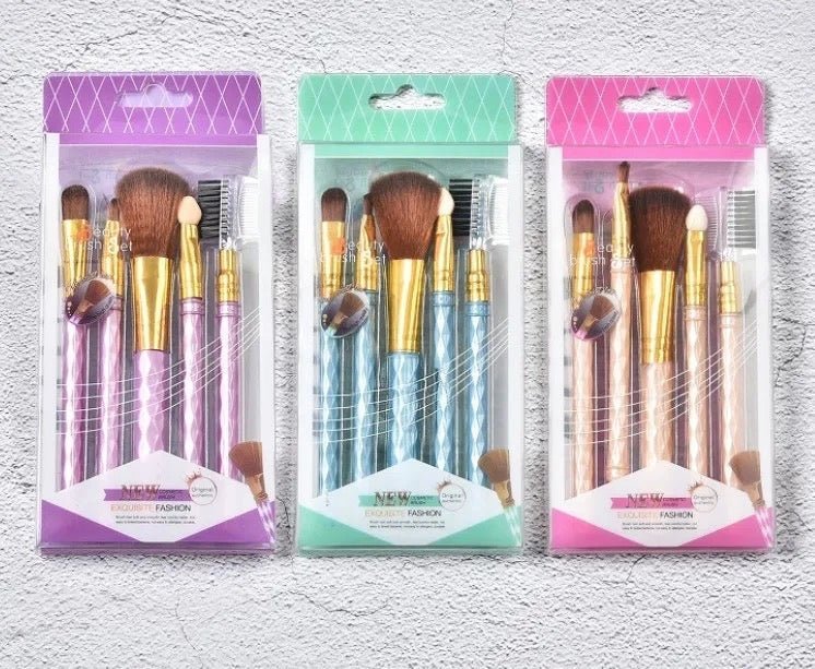 5 Piece Makeup Brush Set - StylePhase SA