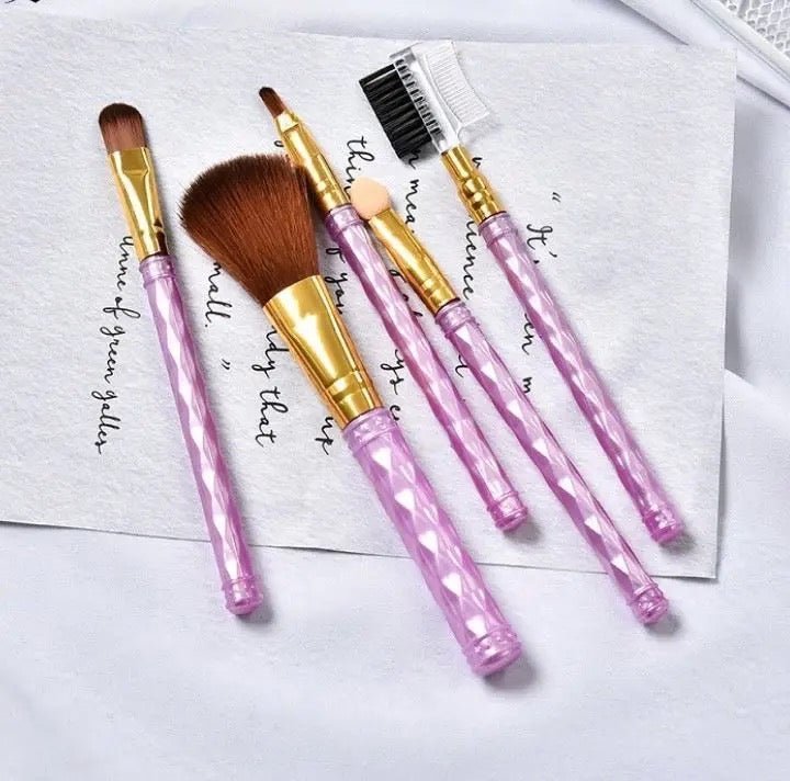 5 Piece Makeup Brush Set - StylePhase SA