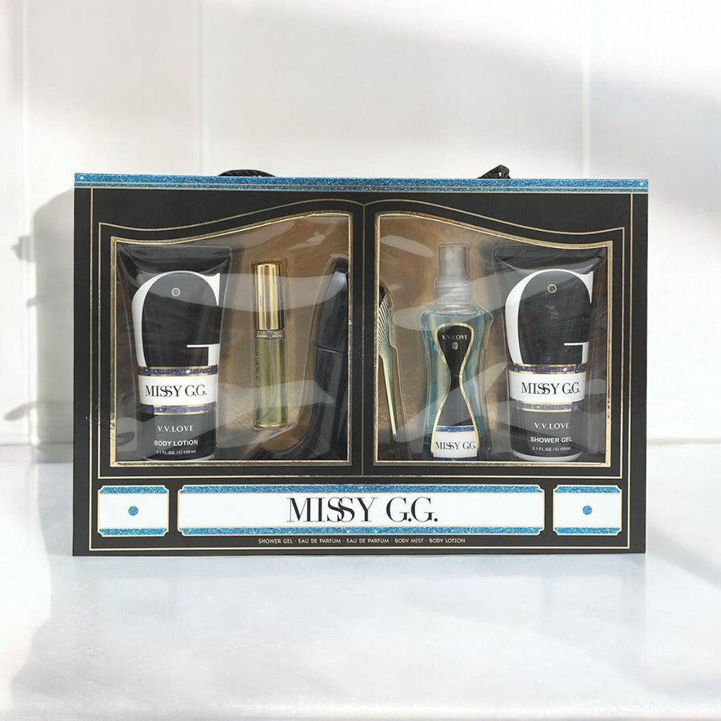 5PC Luxury Perfume Gift Set For Her - Missy G.G Blue - StylePhase SA