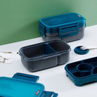 6 Compartment Bento Lunchbox & Bottle Set - Home Phase
