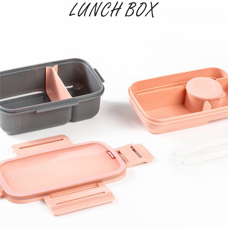 6 Compartment Bento Lunchbox & Bottle Set - Home Phase