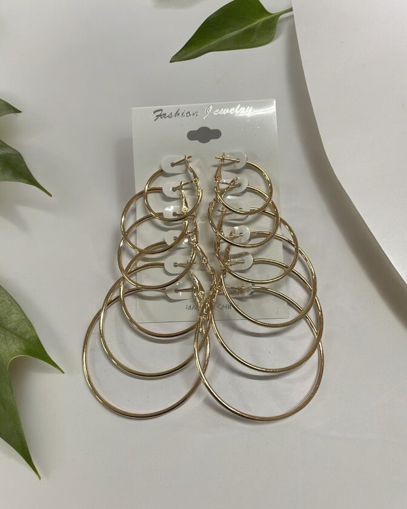 6 Pairs Earrings - StylePhase SA