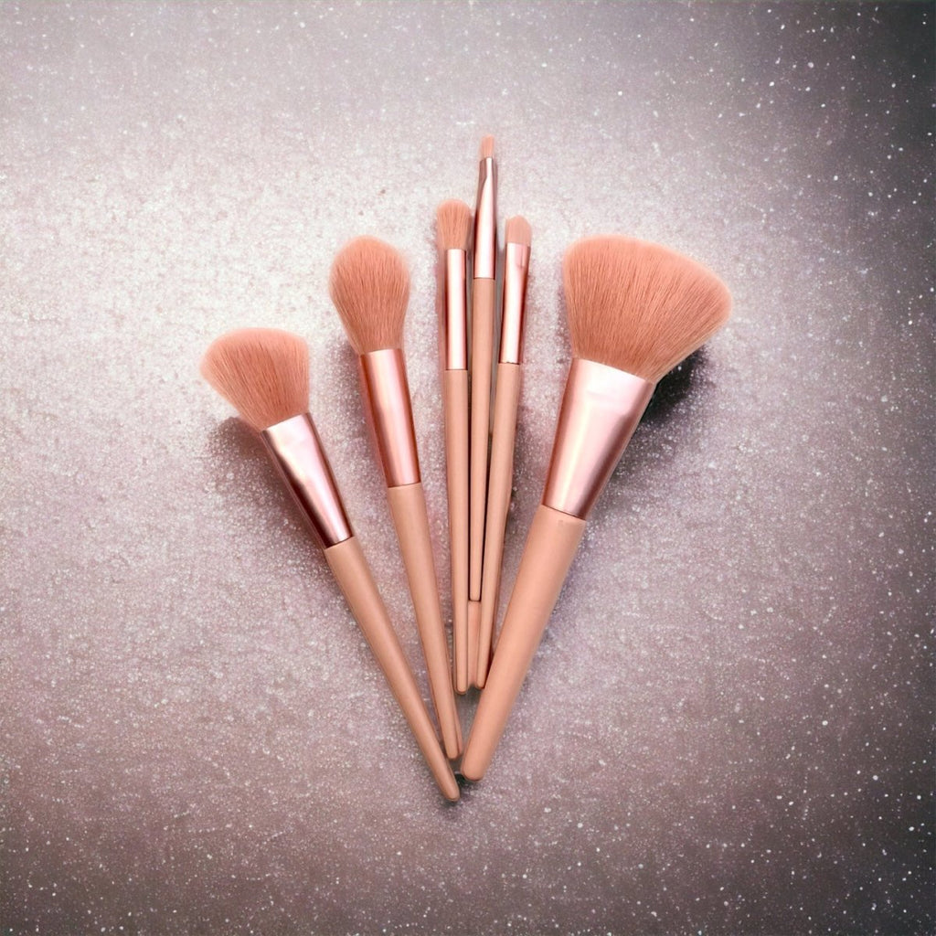 6 Piece Makeup Brush Set - StylePhase SA