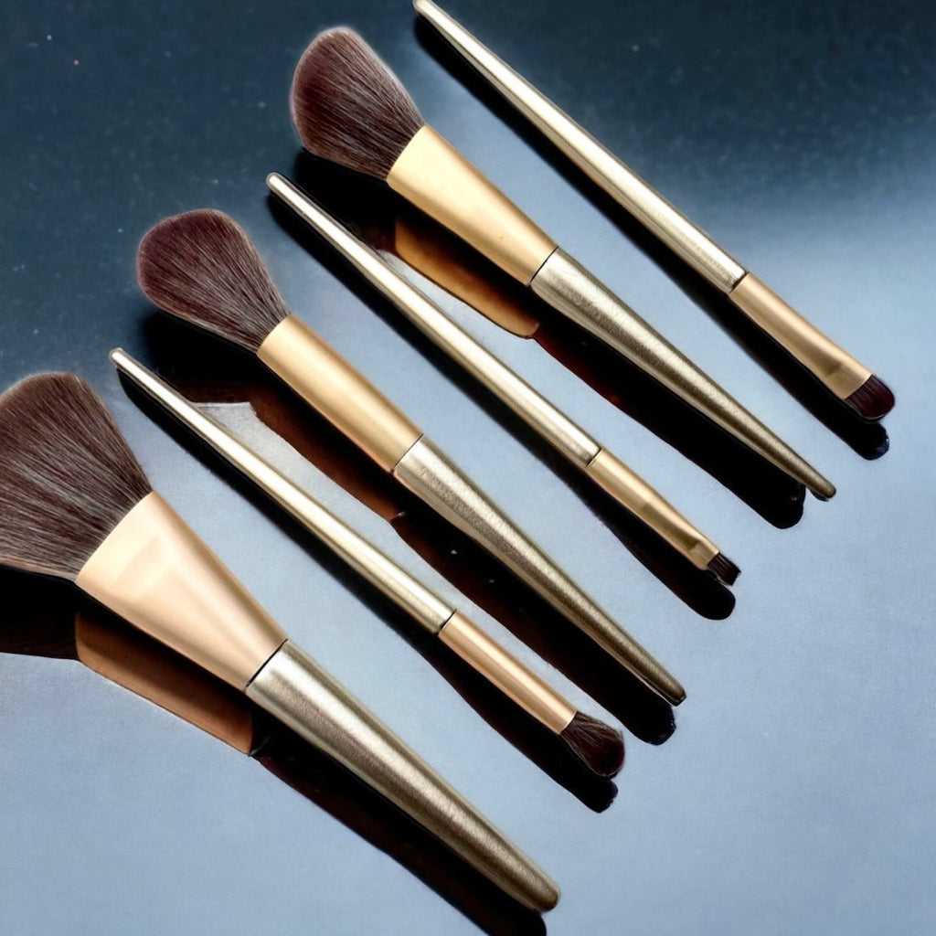 6 Piece Makeup Brush Set - StylePhase SA