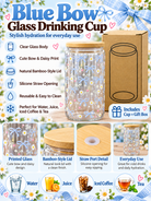 Blue bow cup product details