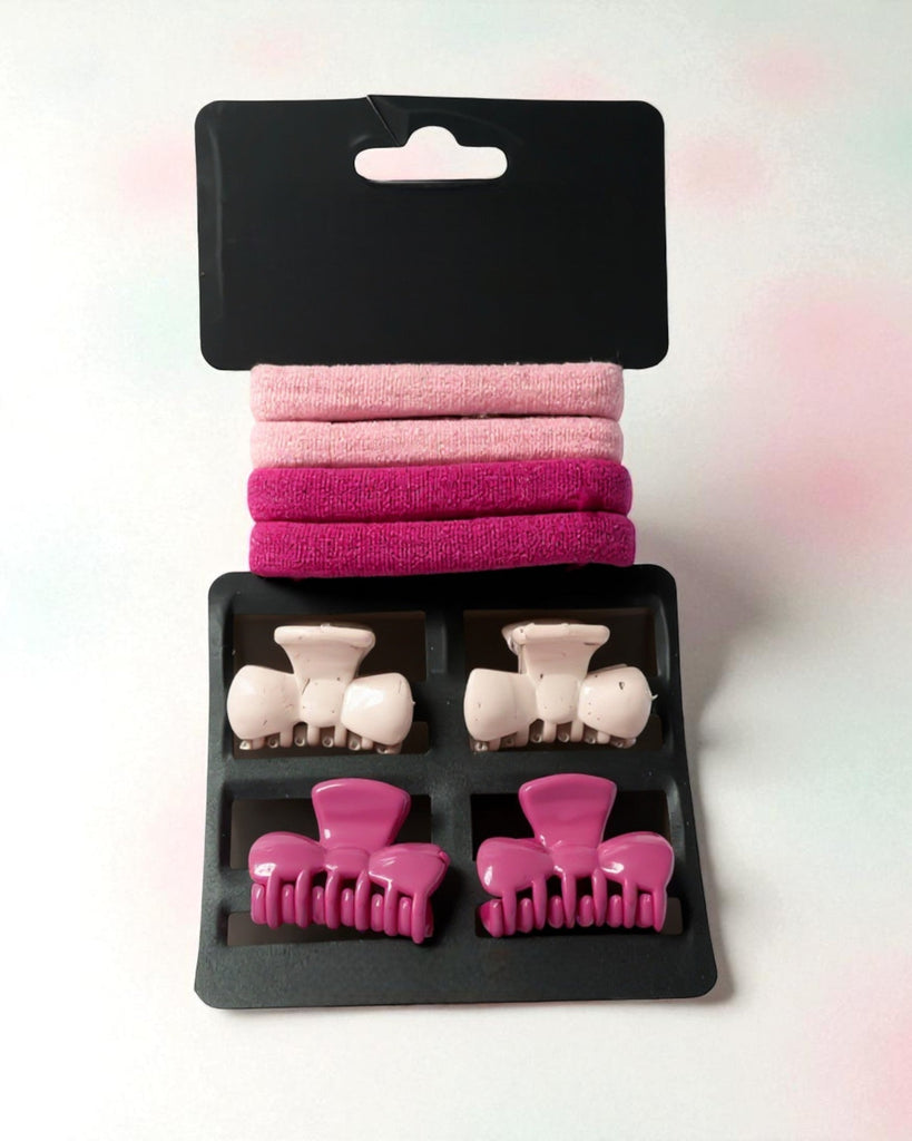 8 Pcs Hair Tie Set Multi Colour - StylePhase SA