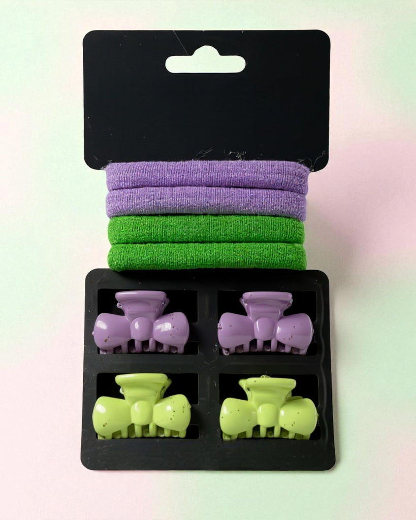 8 Pcs Hair Tie Set Multi Colour - StylePhase SA