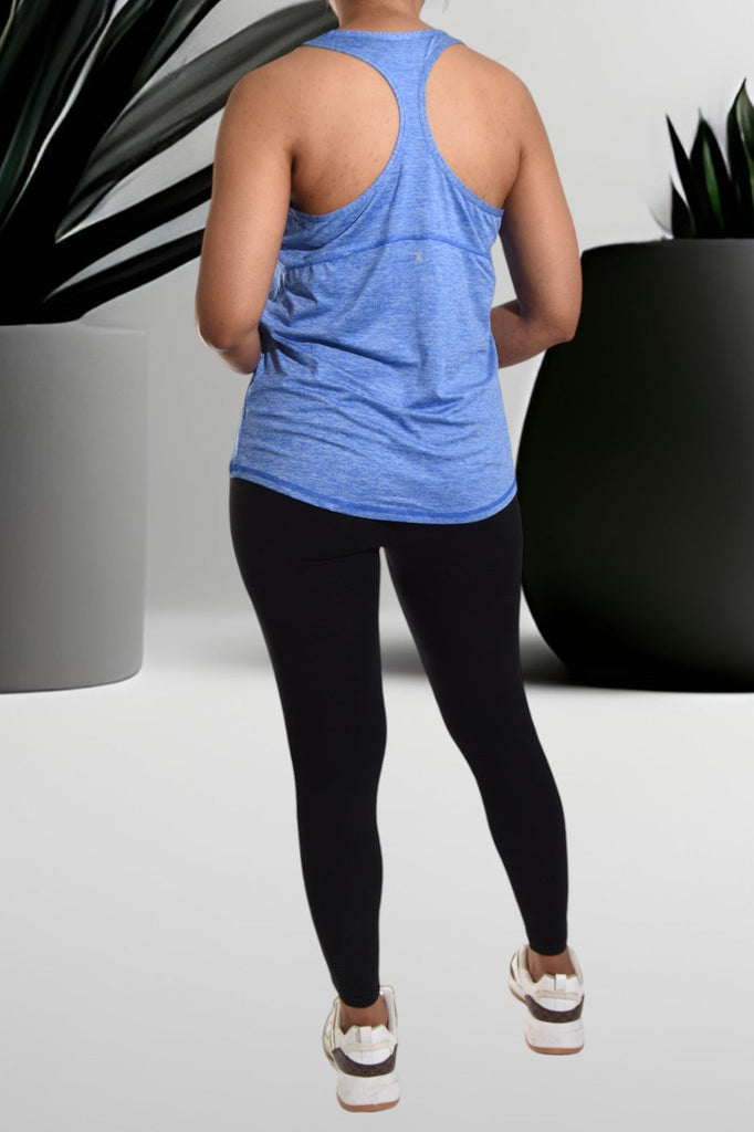 Activewear Blue Shaded Vest - StylePhase SA