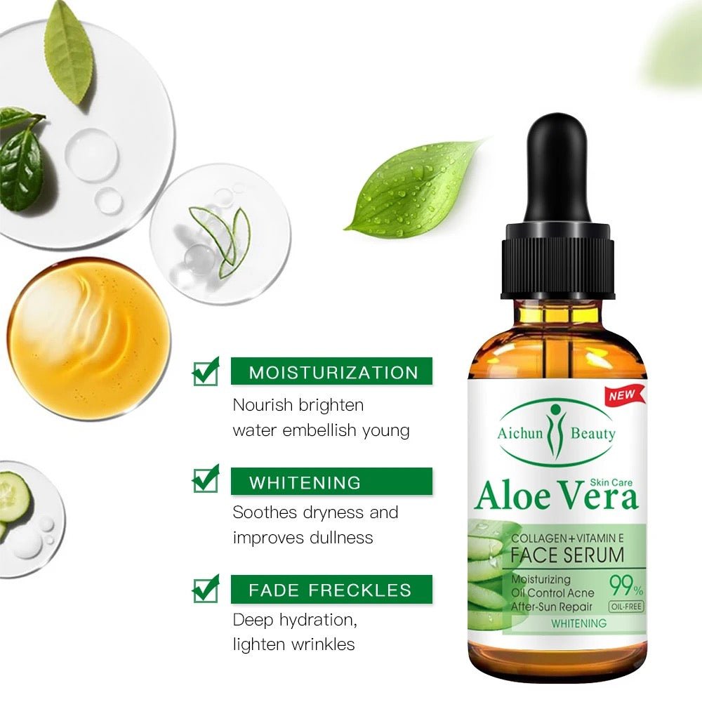 Aloe Vera Collagen + Vitamin E Face Serum - StylePhase SA