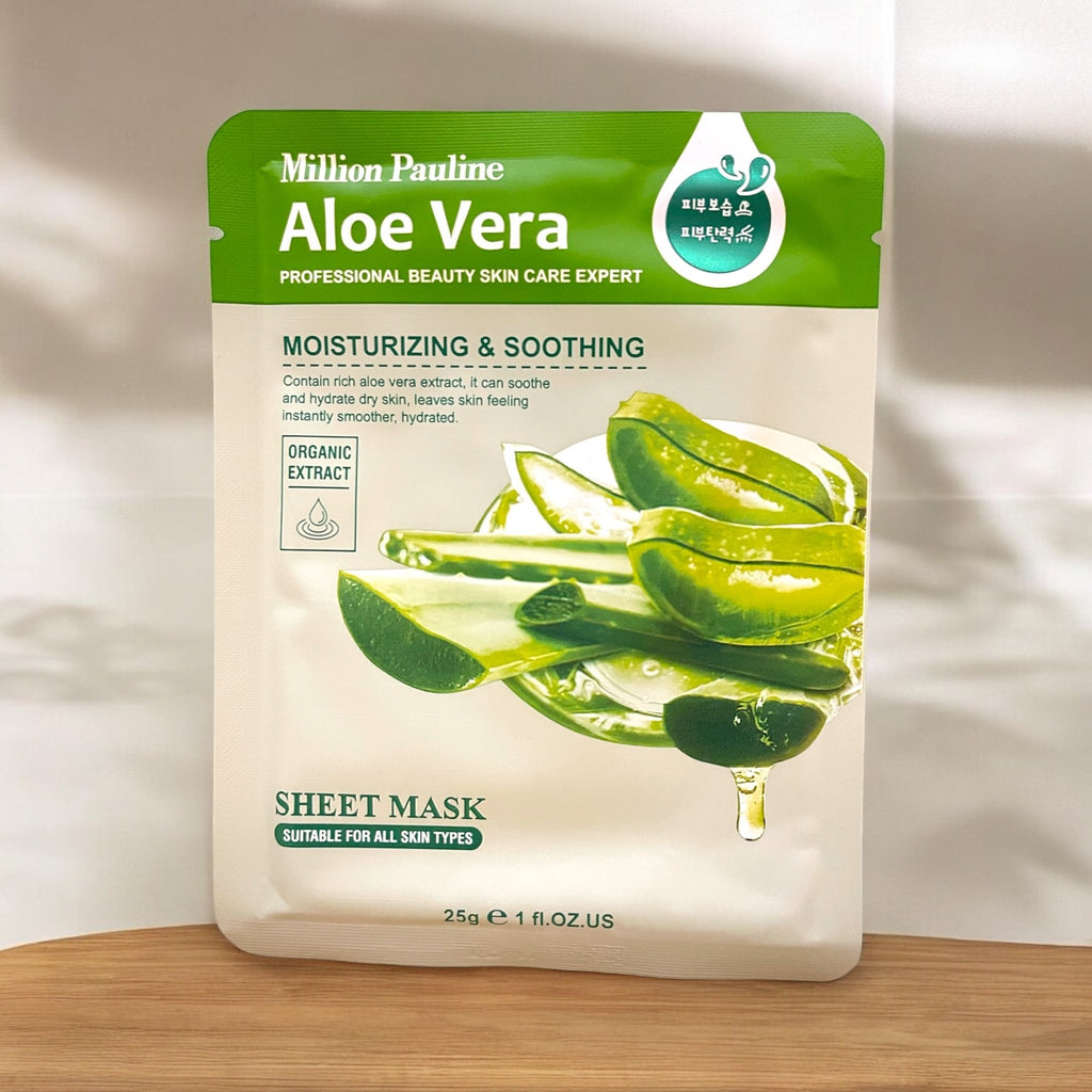 Aloe Vera Moisturising & Soothing Face Mask (1 piece) - StylePhase SA