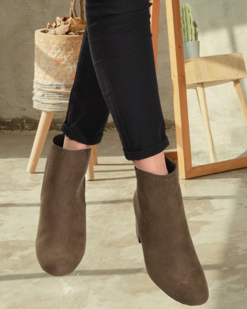 Aubra Olive Boots - StylePhase SA