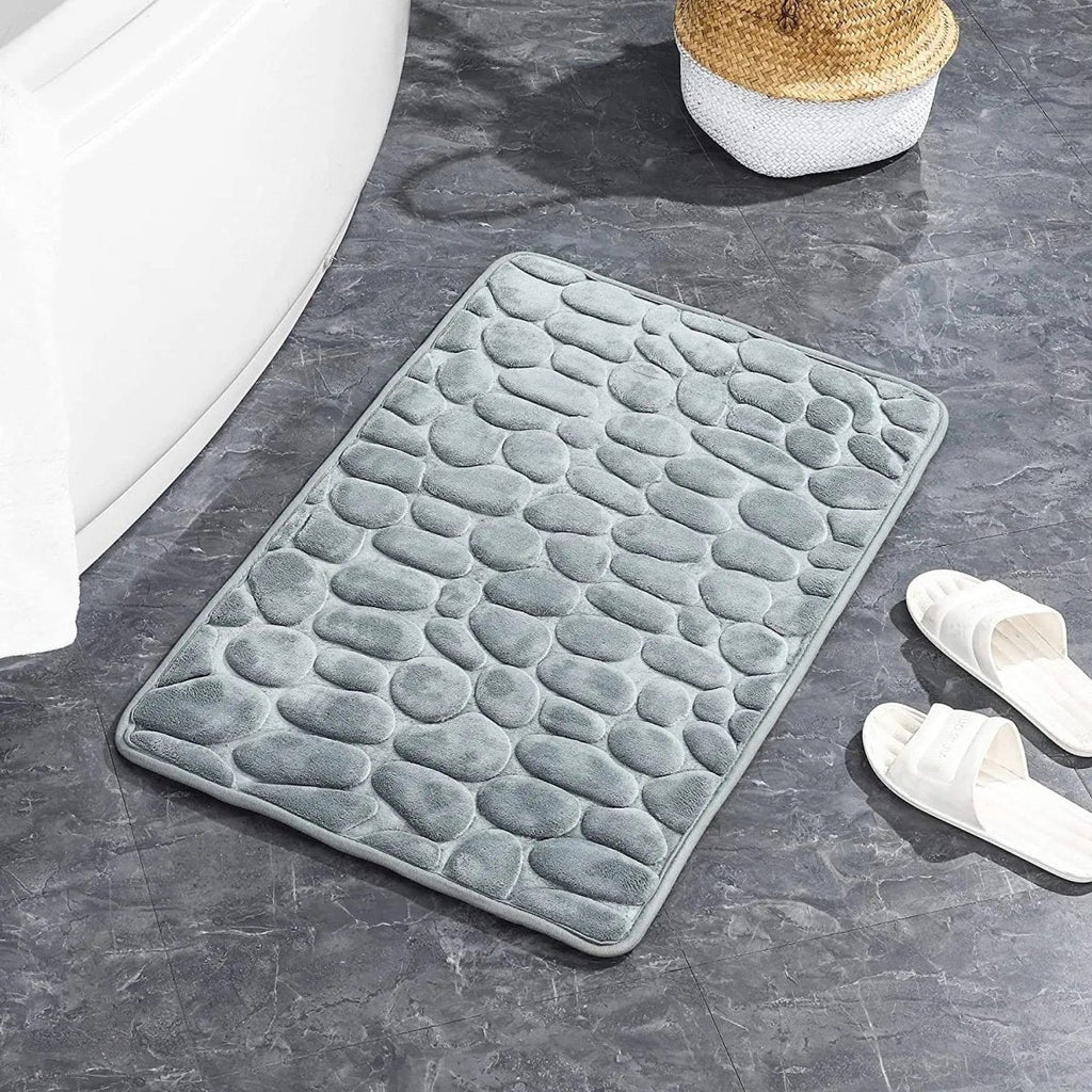 Bathlux 100% Cotton Embossed Bath Mat - 45 x 75 cm - StylePhase SA