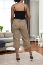 Beige 3/4 Cargo Pants - StylePhase SA