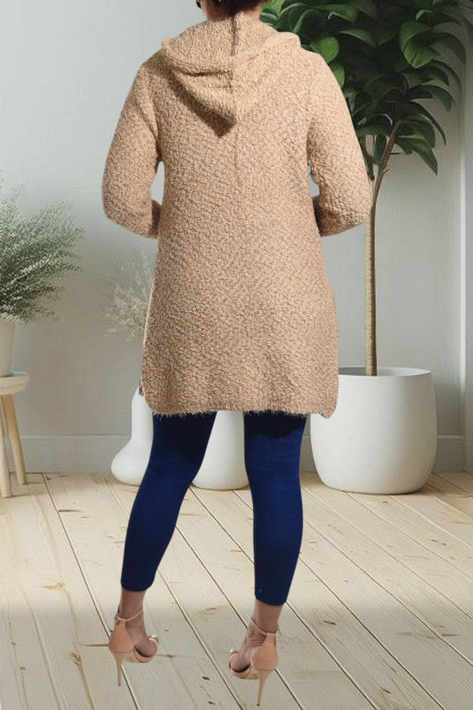 Beige Hoody Gilet - StylePhase SA