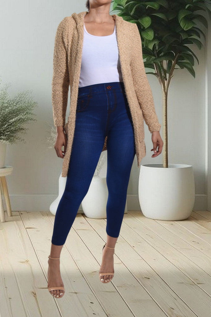 Beige Hoody Gilet - StylePhase SA