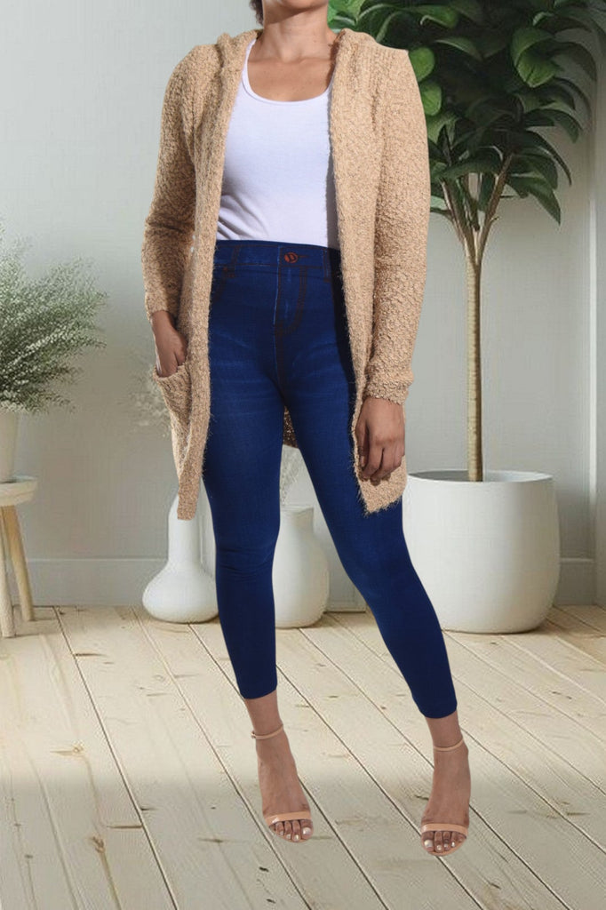 Beige Hoody Gilet - StylePhase SA