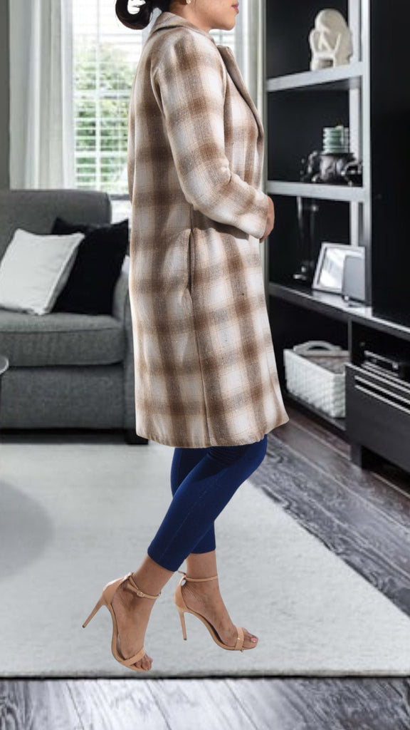 Beige Open Coat - StylePhase SA