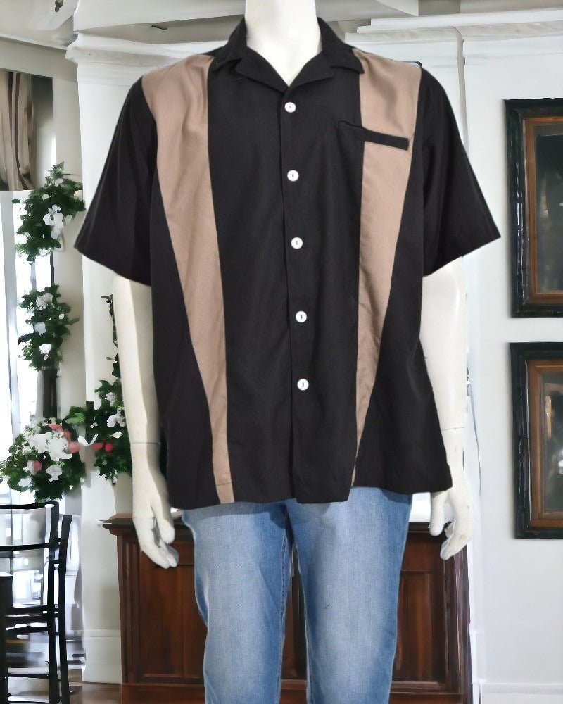 Black And Brown Button Shirt - StylePhase SA