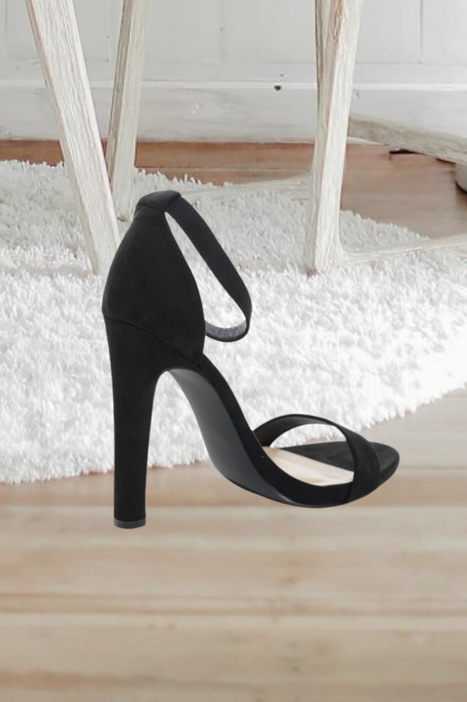 Black Ankle Strap Heels - StylePhase SA