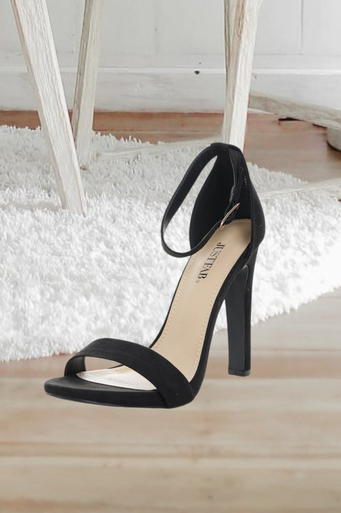 Black Ankle Strap Heels - StylePhase SA