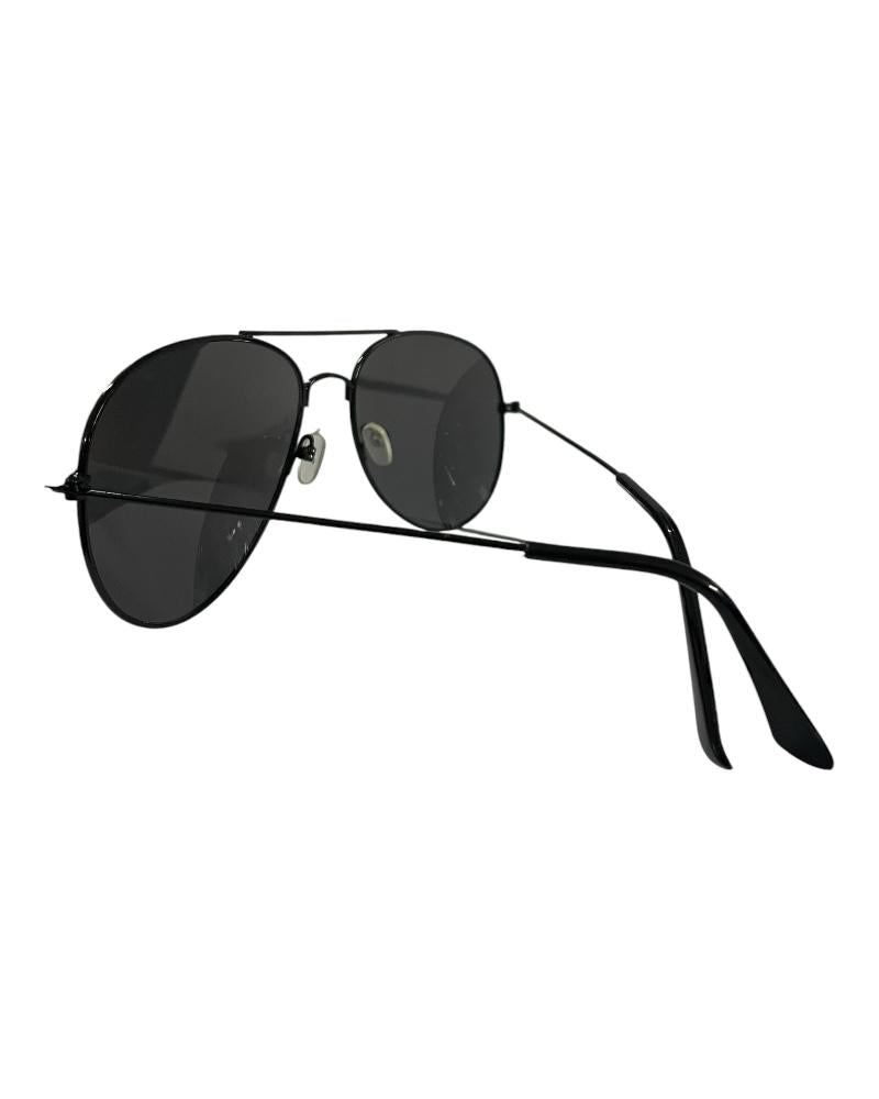 Black Aviator Sunglasses - StylePhase SA