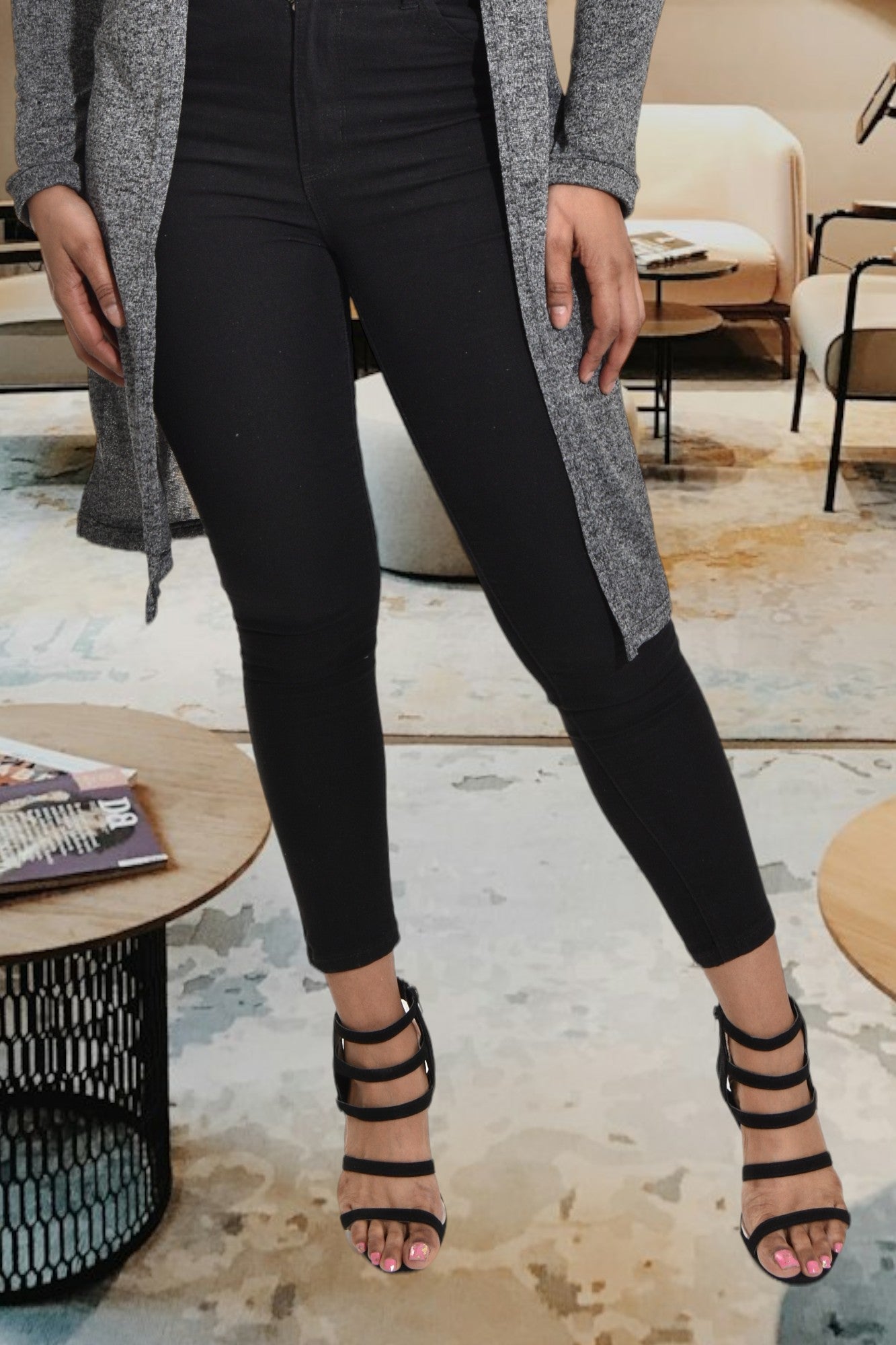Black Gladiator Heels - StylePhase SA